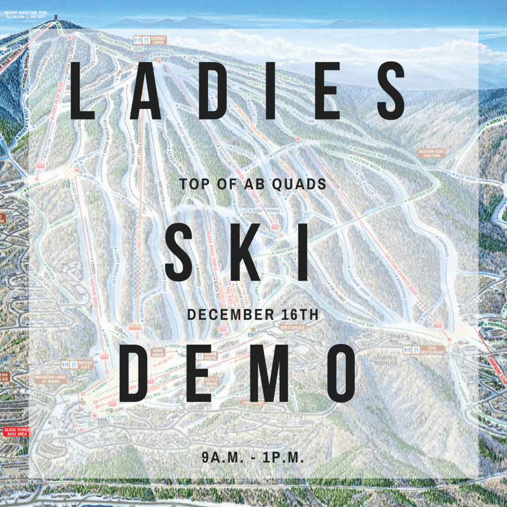 2nd Annual Ladies Ski Demo - Saturday, December 16, 2017