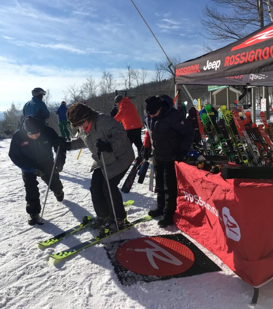 South Face Village Ski Demo - February 10, 2018