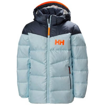 Helly Hansen Jr Isfjord Down Mix Jacket 2021 2021 at The Boot Pro in Ludlow, Vermont