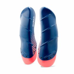 Shred Shin Guards Race Protection 2022 - Navy/Rust, Large at The Boot Pro in Ludlow, Vermont