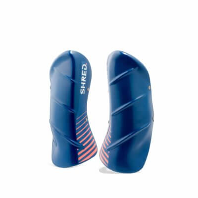 Shred Shin Guards Race Protection 2022 - Navy/Rust, Small at The Boot Pro in Ludlow, Vermont