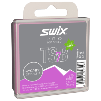 Swix TS7 Wax Black, -2°C/-8°C, 40g at The Boot Pro in Ludlow, Vermont
