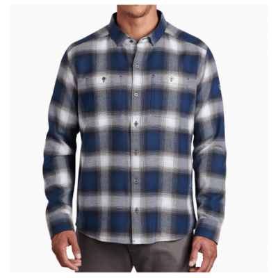 Kuhl Men's Law Flannel LS Shirt 2022 at The Boot Pro in Ludlow, Vermont