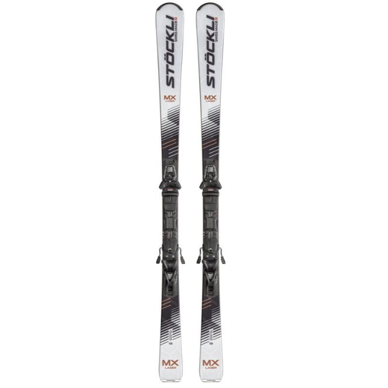 Stockli Laser MX Skis w/ Salomon MC11 Bindings 2023