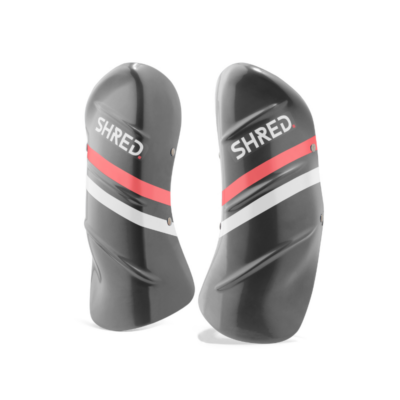 Shred Shin Guards Grey/Rust 2023 - Small at The Boot Pro in Ludlow, Vermont