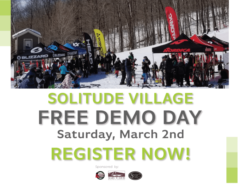 Free Demo Day at Solitude! at The Boot Pro in Ludlow, Vermont